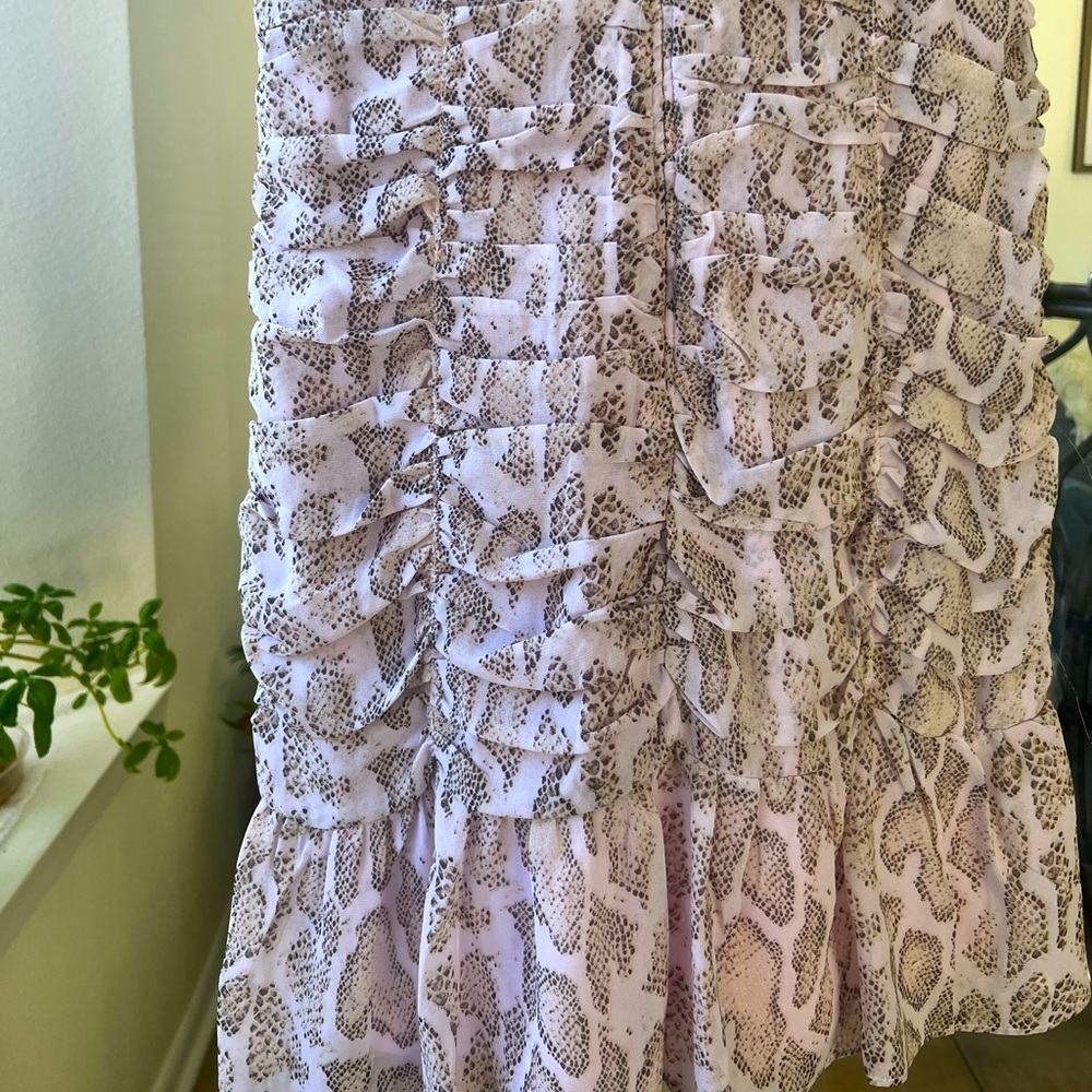 NWT She + Sky Pink Snakeskin Dress - Picture 6 of 8